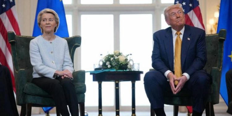 Trump pas takimit me Ursula von der Leyen: SHBA nuk do t’i ulë tarifat ndaj BE-së poshtë 15%
