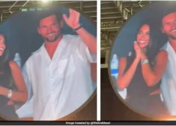 Messi shfaqet në ‘Kiss Cam’ në koncertin e Coldplay me gruan, fansat: S’ka asgjë për të fshehur