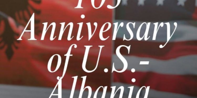 “103 vjet marrëdhënie diplomatike me Shqipërinë”, ambasada amerikane: Krenarë për partneritetin tonë për të çuar përpara sigurinë, forcën dhe mirëqenien e përbashkët