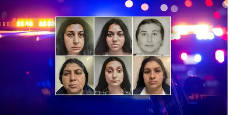 Gjashtë gra akuzohen për vjedhje me thyerje në Masaçusets, 3 prej tyre janë marrë në paraburgim