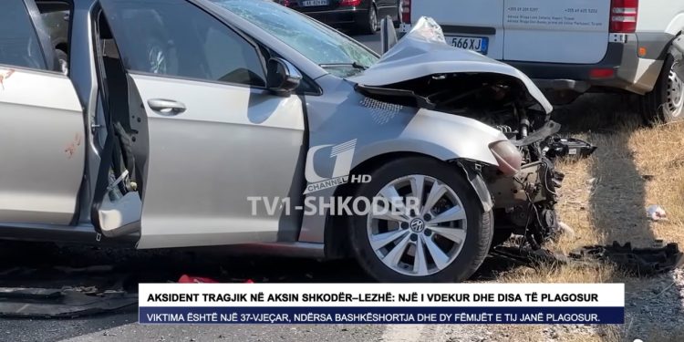 EMRI/ Aksidenti në aksin Shkodër-Lezhë/ Humb jetën 37-vjeçari, plagosen gruaja dhe dy fëmijët e tij