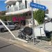 FOTO/ Aksident në Sarandë, automjeti përfundon i përmbysur në trotuar