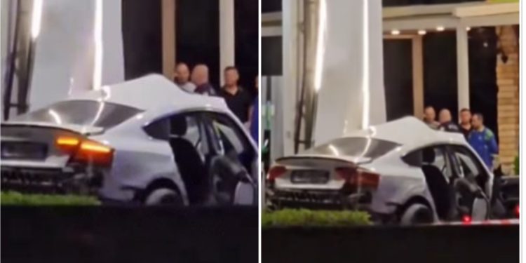 Aksident në autostradën Tiranë-Durrës, automjeti del nga rruga, humb jetën pasagjeri 19-vjeçar, plagoset shoferi 18-vjeçar dhe një tjetër