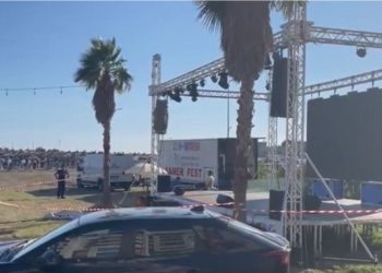 VIDEO/ Po punonte në skenën ku do të mbahej koncerti, dalin pamjet nga vendi ku humbi jetën 32-vjeçari në Shëngjin, identifikohet viktima