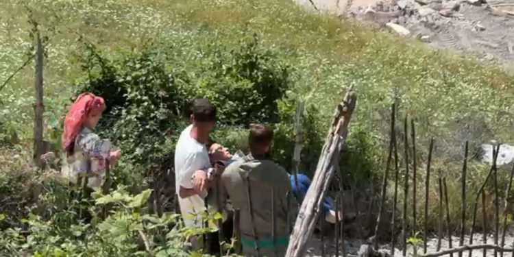 VIDEO/ Tensione gjatë protestës në Theth, një gruaje i bie të fikët