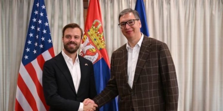 Zyrtari i lartë i DASH, vizitë në Serbi, Vuçiç: Theksova se dialogun e shohim si mënyrën e vetme për zgjidhje të çështje të hapura