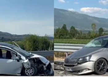 Aksident tek “Ura e Gjoricës” në Bulqizë, përplasen dy automjete, dy drejtuesit përfundojnë në spital