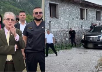 VIDEO/ “Edi Rama do të të tërheq zvarrë!” Automjeti i rrethuar me badigardë, Pëllumb Pilinçi “zbarkon” në Theth: Do të bëjmë qeverinë e re brenda muajit…do të habiteni