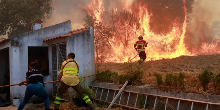 Tre zjarre të mëdha vazhdojnë të përfshijnë pyjet në Portugali, 1500 zjarrfikës janë në terren duke luftuar për të ndaluar përhapjen e flakëve.