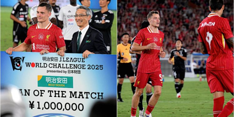 U shpall “Lojtari i Ndeshjes”, ylli i ri i Liverpool merr një milion Yen pas triumfit në miqësore.