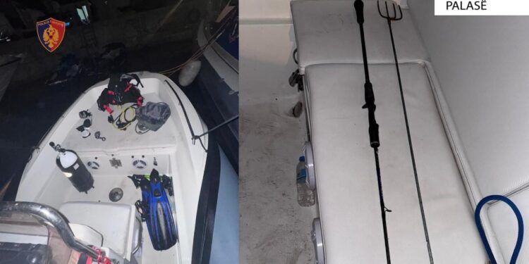 Arrestohet një rast i peshkimit të paligjshëm në Palasë, tre individë në proces aksi.