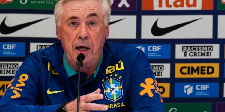 Carlo Ancelotti shpall listën e lojtarëve të Brazilit për dy ndeshjet e ardhshme, pa Neymar dhe Realin.