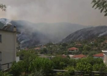 Delvinë: Zjarri shpërthen në fshatin Varfaj, dëme të mëdha nga flakët