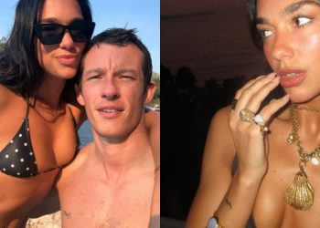 Dua Lipa e kalon pushimin me partnerin dhe familjen në jug të Shqipërisë, duke tërhequr vëmendjen me format dhe stilin e saj të veçantë.