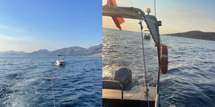 Gomonia ka një problem në det, turistët mbesin të bllokuar në Gjirin e Kakomesë.