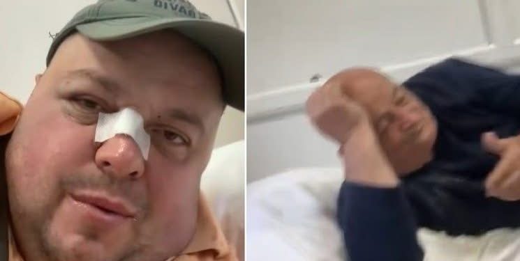 VIDEO/ Dhunohen brutalisht Genard Hajdini dhe babai i tij