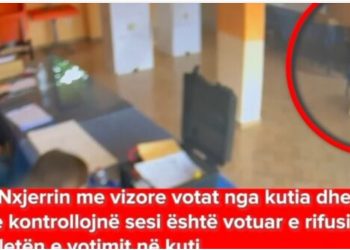 Mbushje e kutive dhe kontroll çdo flete votimi/Video tjetër që rrëzon 11 majin