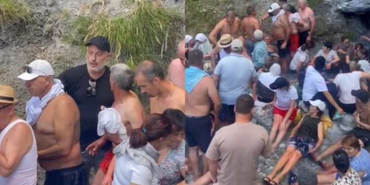 Situatë e pazakontë në fshatin Vleshë në Dibër/ Ujit kurativ i del pronari: Ikni me të mirë, ose me dajak