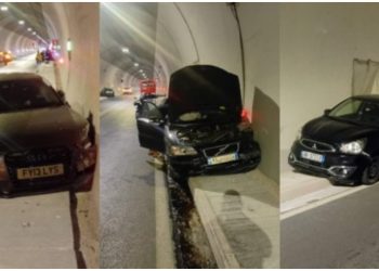 Aksidenti i trefishtë në Tunelin e Llogarasë/ Dalin pamjet nga vendi i ngjarjes, mjetet me dëme të shumta, nuk ka të lënduar 