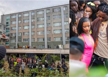 Kaos gjatë xhirimeve të klipit të ri të Travis Scott! Një person ndalon setin dhe kërcënon stafin me një thikë, policia vepron menjëherë.