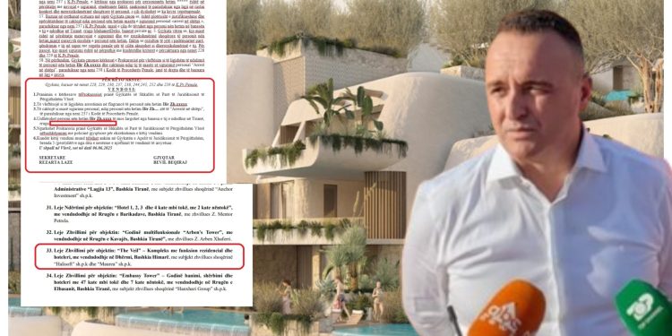 Kompeks pa leje në Dhërmi: Policia “ndihmon” Klaudio Rikon e “Olea”, arreston inxhinierin