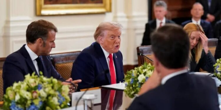 LIVE/ Trump takohet me liderët evropianë, presidenti: Shpresoj të organizojmë një takim trepalësh mes SHBA-së, Ukrainës dhe Rusisë.