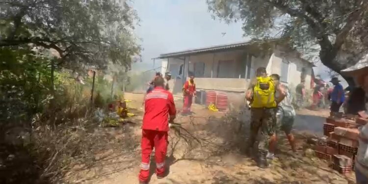 Ndodhi në transmetim live! Vajzat që jetojnë jashtë i kërkojnë babait të largohet, flakët rrezikojnë shtëpinë, por familjarët nuk pranojnë të ikin.