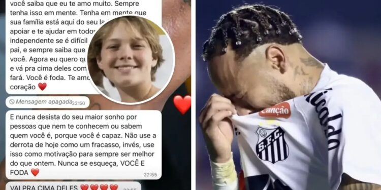 Neymar i emocionalizuar pas humbjes për 6 gola, ndaj mesazhi prekës nga djali: "Je idhulli im, mos u dorëzo!"