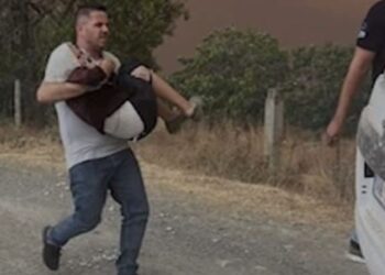 Polici guximtar që u përball me flakët! Oficeri tregon për rrezikimin e jetës së tij për të shpëtuar një të moshuar në Gramsh.