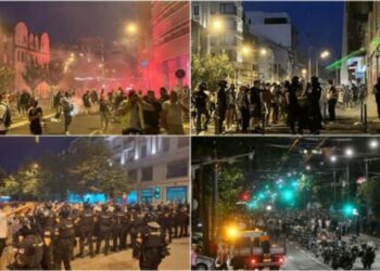 Proteste të reja në gjithë Serbinë, mbështetësit e Vuçiçit godasin protestuesit me mjete piroteknike.