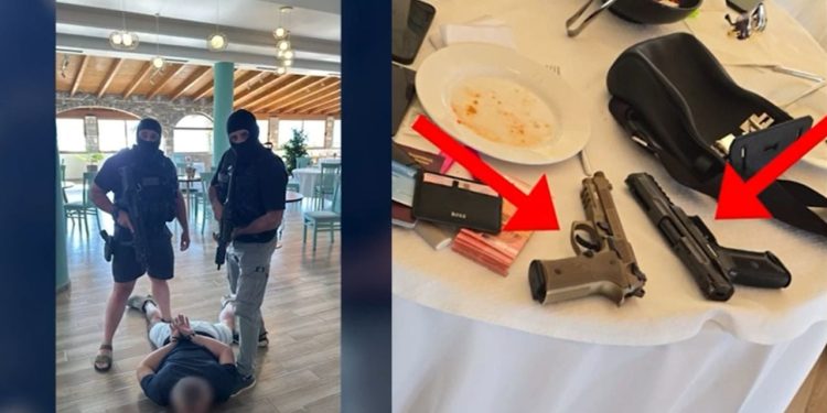 “Shpejt, shpejt, kape”/ Pamjet nga ndërhyrja në hotel, Flodian Plaku me dy arma në tavolinën e drekës.