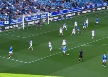 Super Nedim Bajrami, ylli i Kombëtares shqiptare, shënon gol spektakolar për Rangers në Kupë