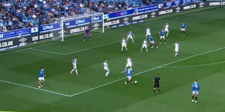 Super Nedim Bajrami, ylli i Kombëtares shqiptare, shënon gol spektakolar për Rangers në Kupë