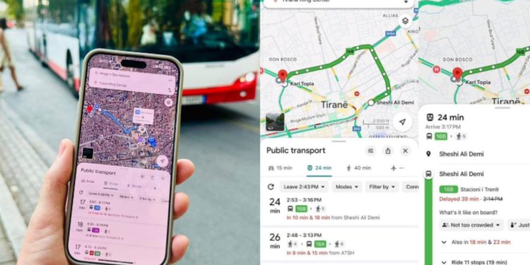 Transporti publik në Tiranë: qytetarët kanë mundësinë të ndjekin autobusët në kohë reale.