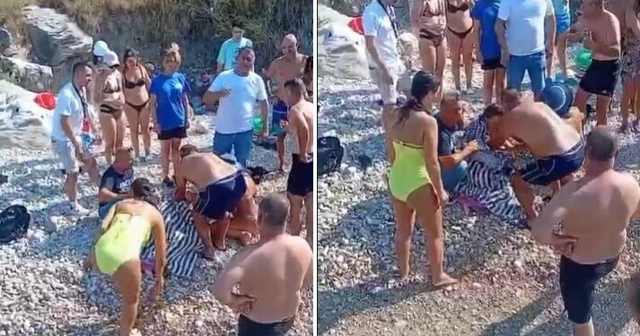 Turistët dhe policia kufitare shpëtojnë një grua 30-vjeçare nga mbytja në plazhin e Karaburunit