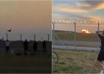 Video/ Çaste tragjike: Avioni F-16 përplaset me shpejtësi dhe shpërthen në flakë gjatë stërvitjeve në Poloni, piloti humb jetën në prani të dhjetra të pranishmëve.