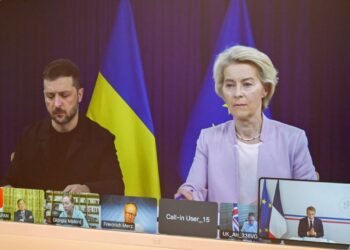 Videokonferenca e evropianëve me Zelenskyn përfundon, duke diskutuar mbi garancitë e sigurisë dhe çështjet territoriale përpara takimit me Trumpin.