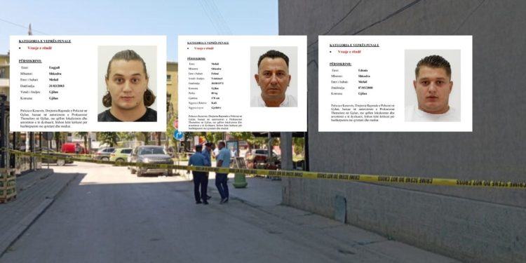 Vrasja në Gjilan: Policia kërkon ndihmë për gjetjen e autorëve, shpallet në kërkim edhe djemtë e Mefail Shkodrës
