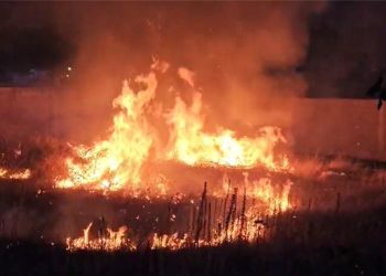 Zjarr në një fshat të Kukësit/ Zjarrfikësit e mposhtin flakën, autoritetet nisin hetimet