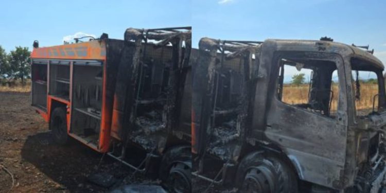 Zjarri në Malësi të Madhe, shkatërrohet një zjarrfikëse