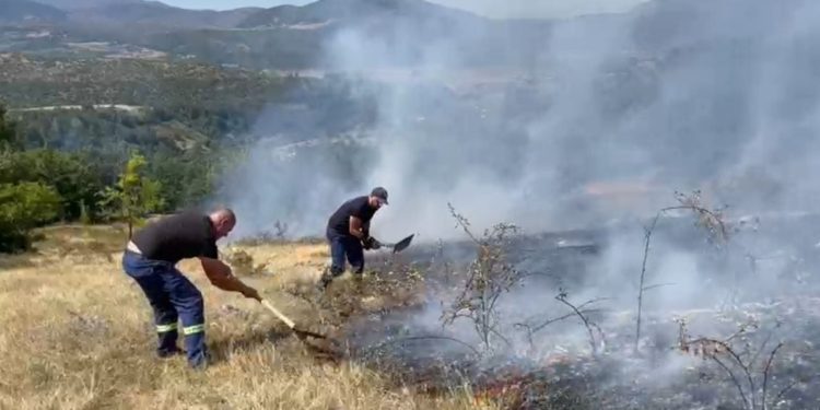 Zjarri në fshatin Brate të Kukësit izoluar, flakët kërcënojnë Malin e Gjallicës