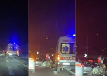 Aksident i tmerrshëm pranë Paskuqanit, raportohet për disa persona të lënduar.