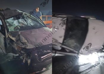 Aksident në Durrës në orët e para të mëngjesit, makina godet barrierat metalike.
