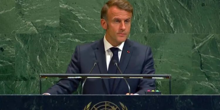 Franca, së bashku me katër vende të tjera, njeh zyrtarisht Palestinën; Macron e bën të ditur vendimin në OKB.