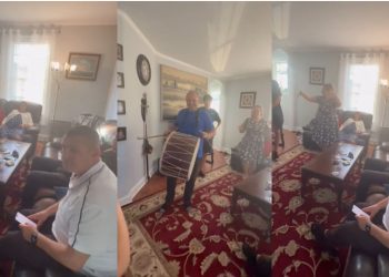 VIDEO/ Me tupan dhe valle shqiptare, shihni si pritet “Heroi i Fëmijëve Tanë” në SHBA, kë takoi Dumani përpara se të futej në DASH?