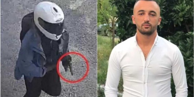 FOTO/ Me skafandër dhe pistoletë në dorë, dalin pamjet e Ragip Gilës pasi kreu masakrën në Shkodër