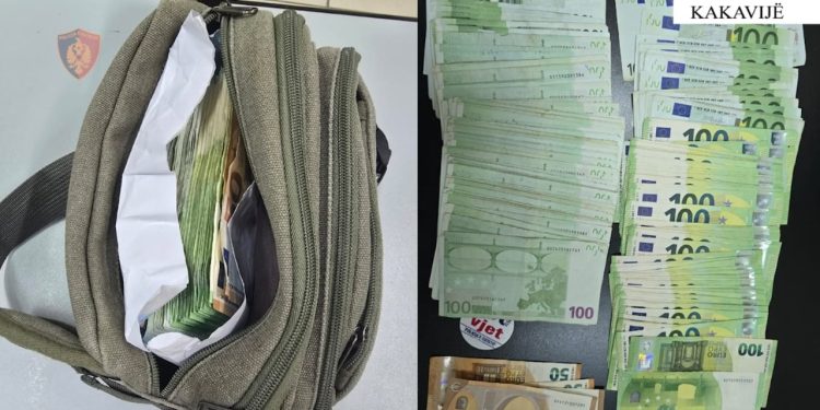 Më shumë se 32 mijë euro të sekuestruara në kufi, dy persona në proces hetimi për mosdeklarim të parave
