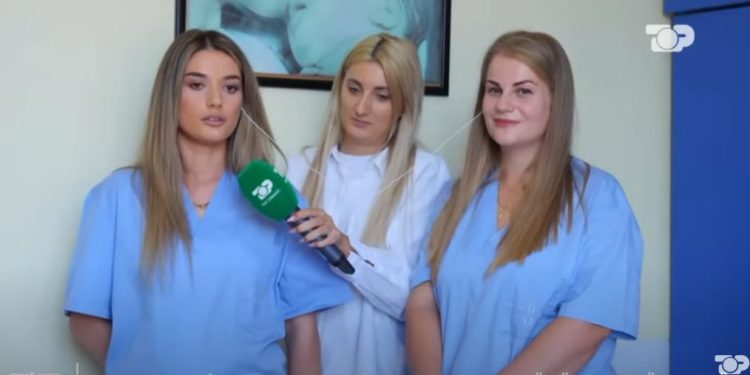 Ngjitja e numrit të të porsalindurve: 12 gra shtatzëna në maternitetin ‘Geraldina’ festojnë dasmën