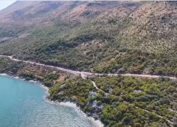 Pamje nga kanteri i rrugës Shirokë-Zogaj: Investim në infrastrukturë që do të çelë mundësi të reja zhvillimi për Shkodrën.