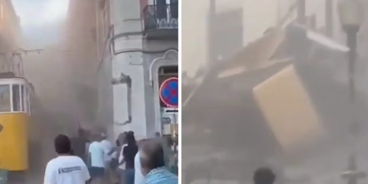 Tragjedia në qendër të Lisbonës: tramvaji del nga shinat dhe përplaset me një godinë, tre të vdekur.